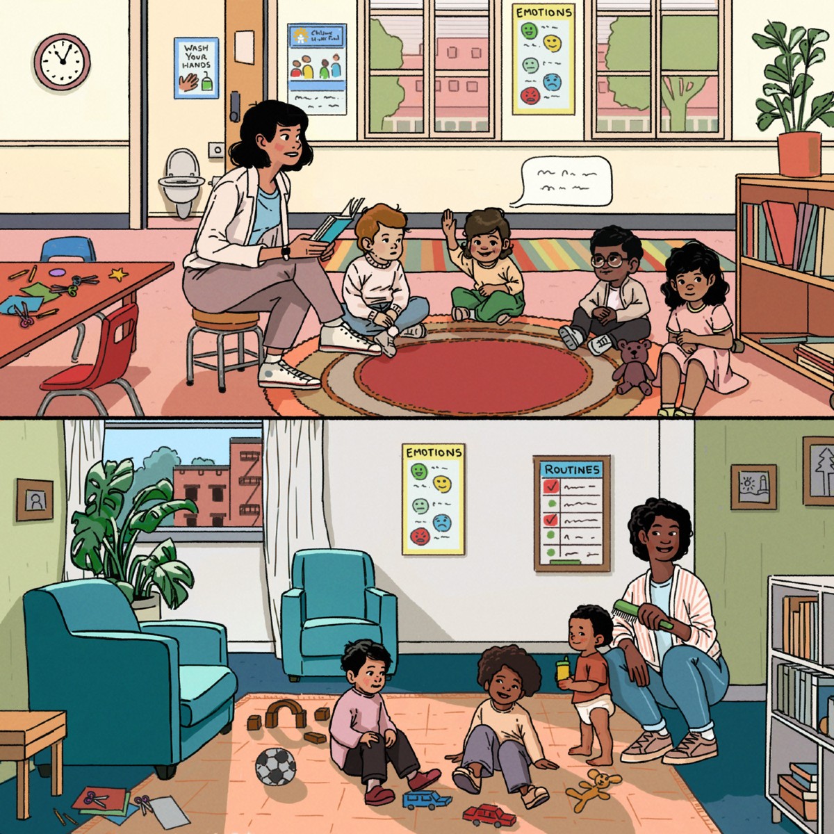 Classroom image map